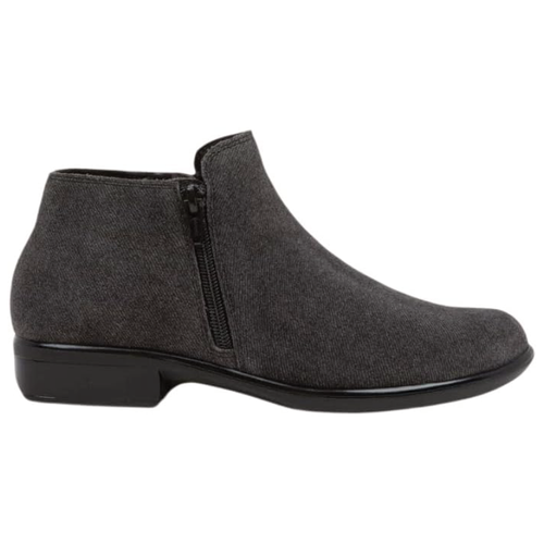 Women's Naot Helm - Black Embossed Suede