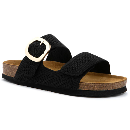 Women's Naot Miami - Black Knit Fabric