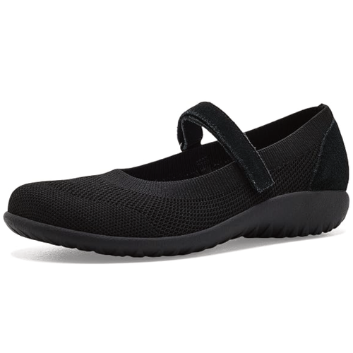 Women's Naot Taranaki - Black Knit Fabric