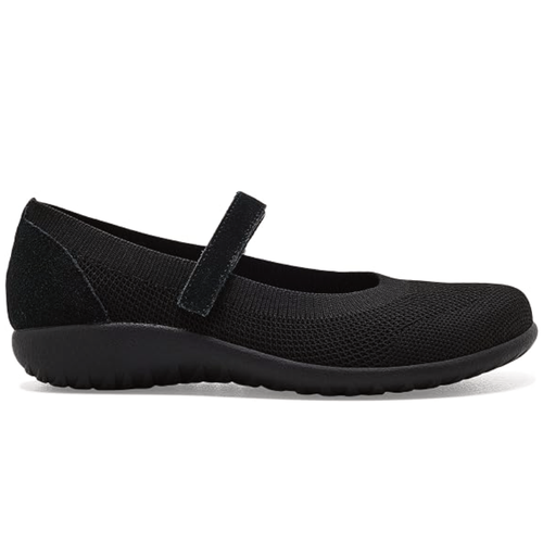 Women's Naot Taranaki - Black Knit Fabric