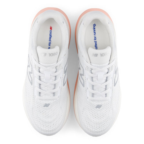 Women's New Balance 1080v15 - White/Pink Lemonade