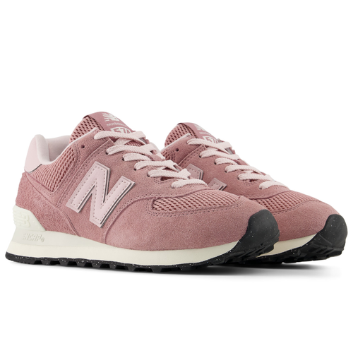 Women's New Balance 574 - Alpha Pink/NB 102 White