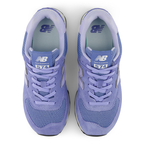 Women's New Balance 574 - Blue Indigo/NB 102 White