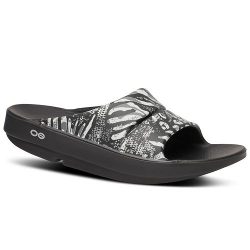 Women's OOFOS OOahh Slide Limited - Black Combo Camo
