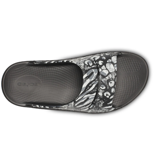 Women's OOFOS OOahh Slide Limited - Black Combo Camo