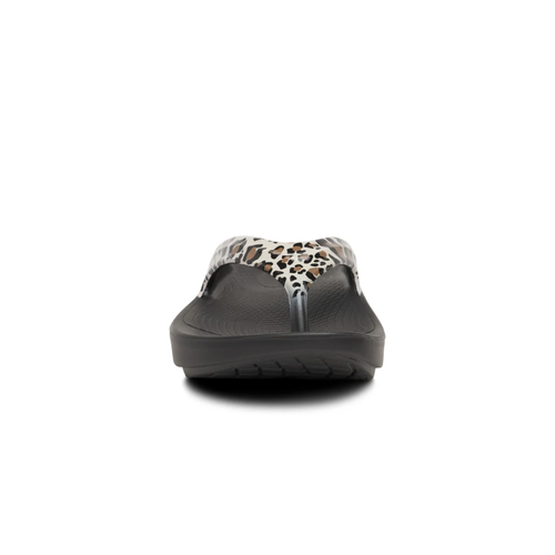 Women's OOFOS OOlala Thong Limited - Leopard