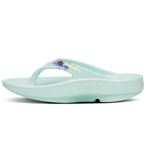 Women's OOFOS OOlala Thong Limited - Mint Blossom