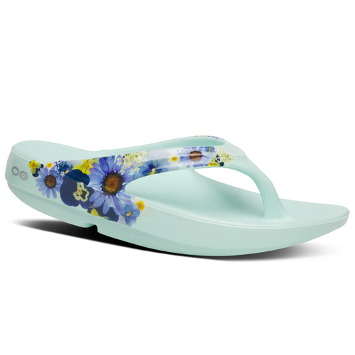 Women's OOFOS OOlala Thong Limited - Mint Blossom