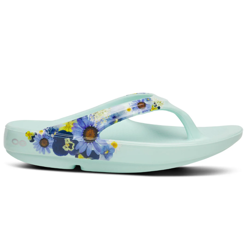 Women's OOFOS OOlala Thong Limited - Mint Blossom