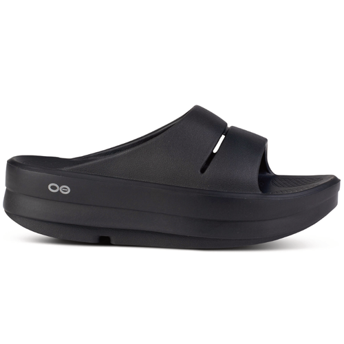 Women's OOFOS OOmega OOahh Slide - Black