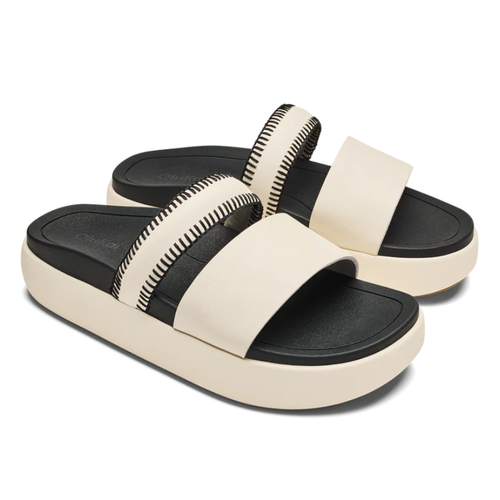 Women's OluKai Pae - White Sand/Lava Rock