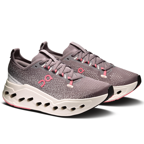 Women's On Cloudsurfer Max - Pebble/Oyster