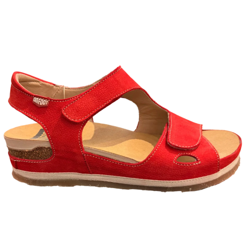 Women's On Foot Cynara 255 - Nobuck Rojo