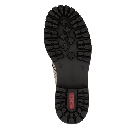 Women's Rieker Pearl 17 - Beige-Schwarz/Schwarz