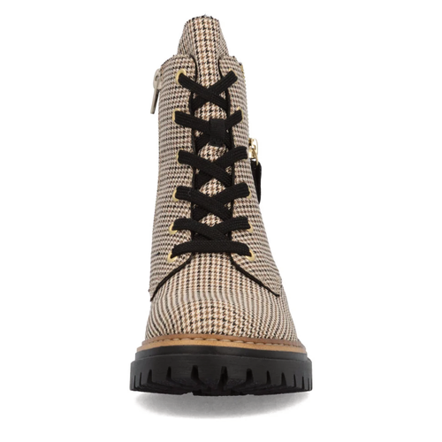 Women's Rieker Pearl 17 - Beige-Schwarz/Schwarz