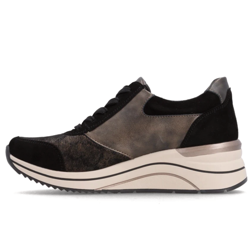 Women's Remonte Elini 23 - Schwarz/Gold