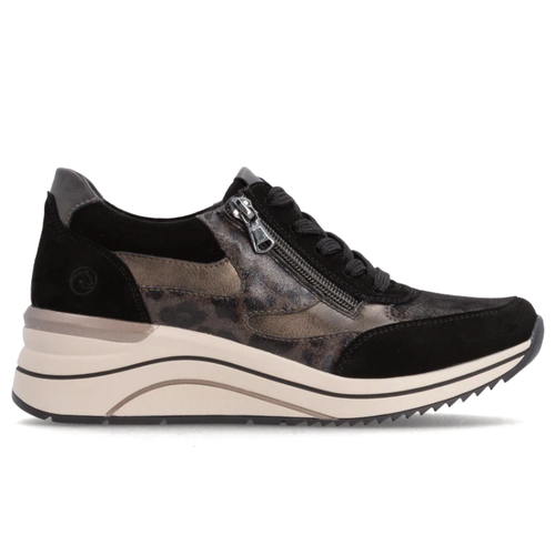 Women's Remonte Elini 23 - Schwarz/Gold