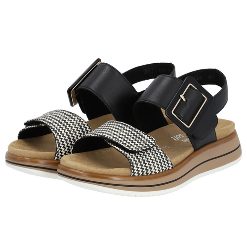 Women's Remonte Jocelyn 53 - Schwarz-Crema