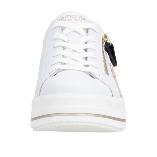 Women's Remonte Julika 01 - Weiss/Pale Gold/Natur/Schwarz