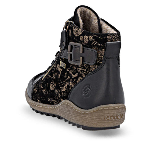 Women's Remonte Liv 41 - Schwarz/Kupfer