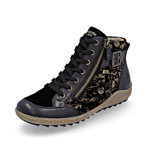 Women's Remonte Liv 41 - Schwarz/Kupfer