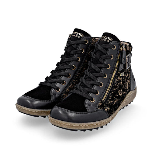 Women's Remonte Liv 41 - Schwarz/Kupfer