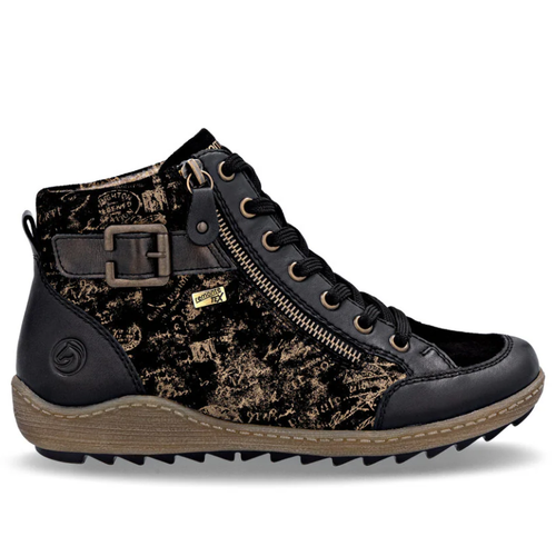 Women's Remonte Liv 41 - Schwarz/Kupfer