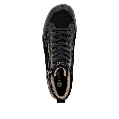Women's Remonte Liv 41 - Schwarz/Kupfer