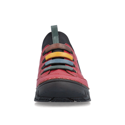 Women's Rieker Angela 50 - Rot/Peacock/Royal/Miele