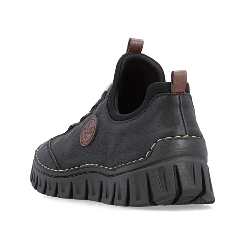Women's Rieker Angela 50 - Schwarz/Chestnut/Forest