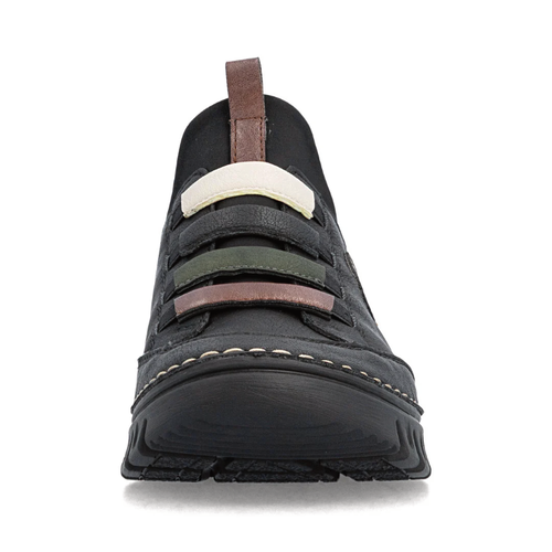 Women's Rieker Angela 50 - Schwarz/Chestnut/Forest