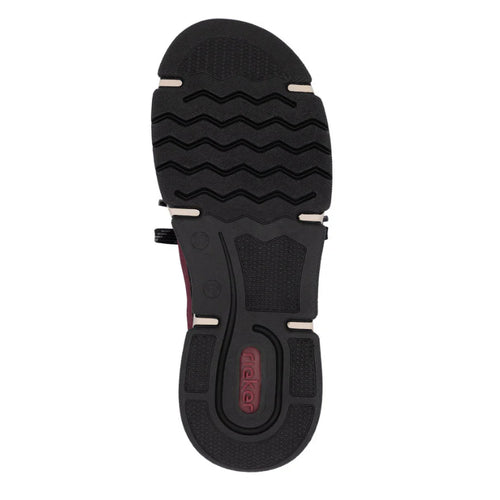 Women's Rieker Angela 73 - Bordeaux/Schwarz