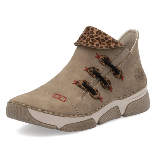 Women's Rieker Angela 83 - Fango/Leo-Nuss