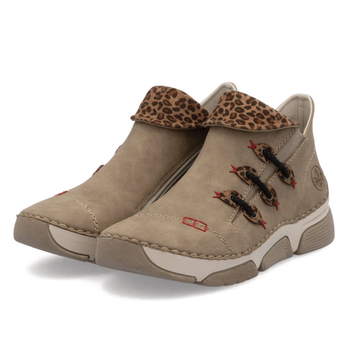 Women's Rieker Angela 83 - Fango/Leo-Nuss