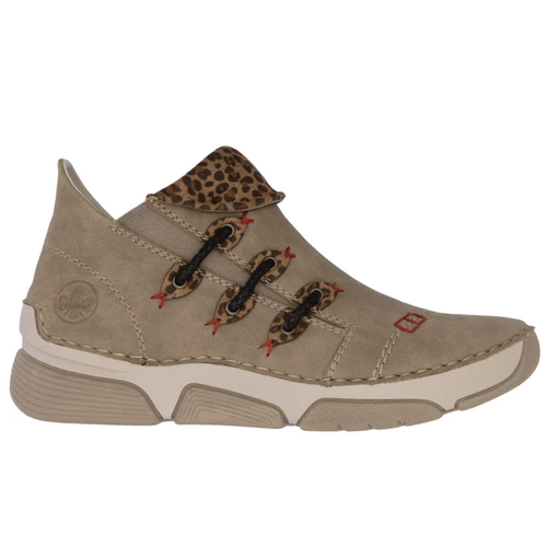 Women's Rieker Angela 83 - Fango/Leo-Nuss