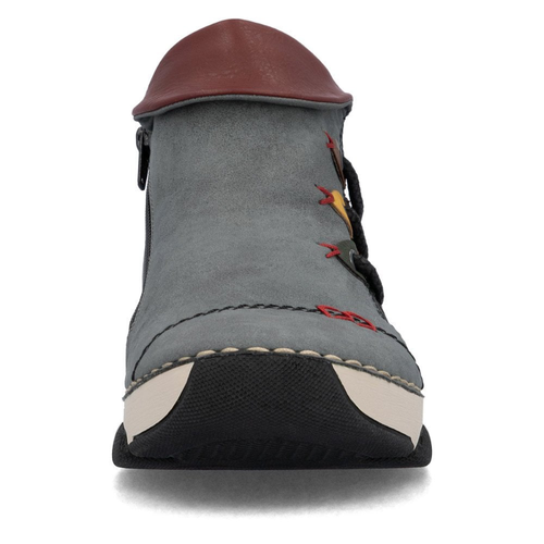 Women's Rieker Angela 83 - Jeans/Forest/Honig