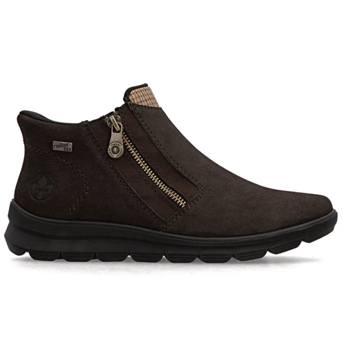 Women's Rieker Berta 59 - Nougat/Beige-Schwarz