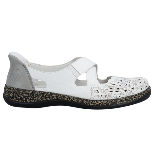 Women's Rieker Daisy 52 - Weiss/Cement