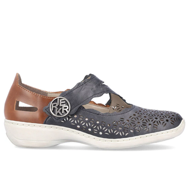 Rieker Ripple ウーマントレーナー Amazon.com | Rieker N42G0 Women's Low-Top Trainers, Green 52
