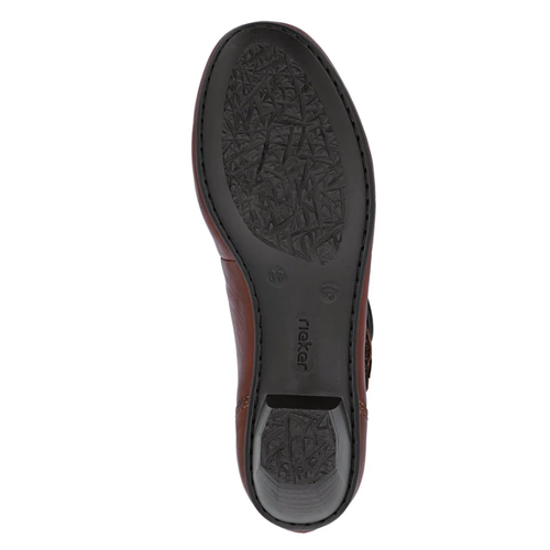 Women's Rieker Mariah 56 - Cognac/Nuss/Braun