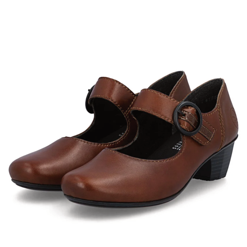 Women's Rieker Mariah 56 - Cognac/Nuss/Braun
