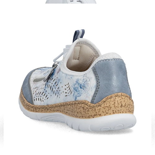 Women's Rieker Nikita K6 - Bleu/Blau Multi/Reinweiss