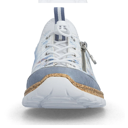 Women's Rieker Nikita K6 - Bleu/Blau Multi/Reinweiss