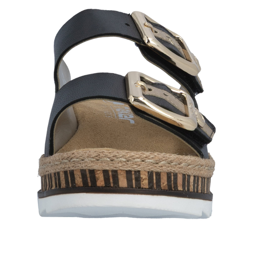Women's Rieker Regina 55 - Schwarz/Nude
