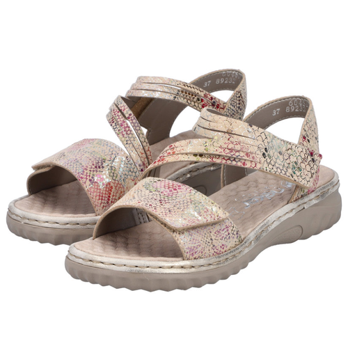 Women's Rieker Regina 64 - Beige-Multi