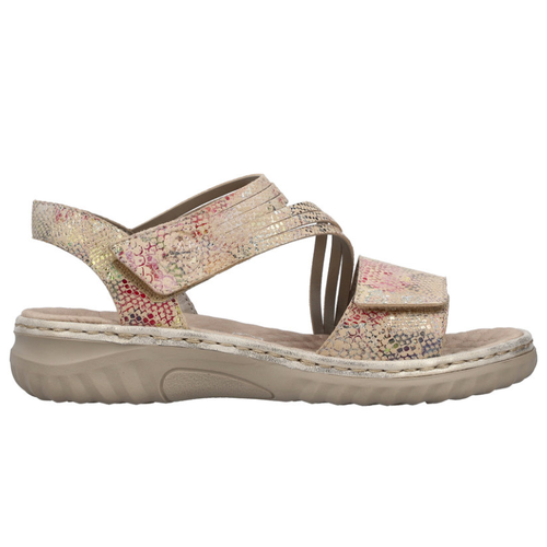 Women's Rieker Regina 64 - Beige-Multi