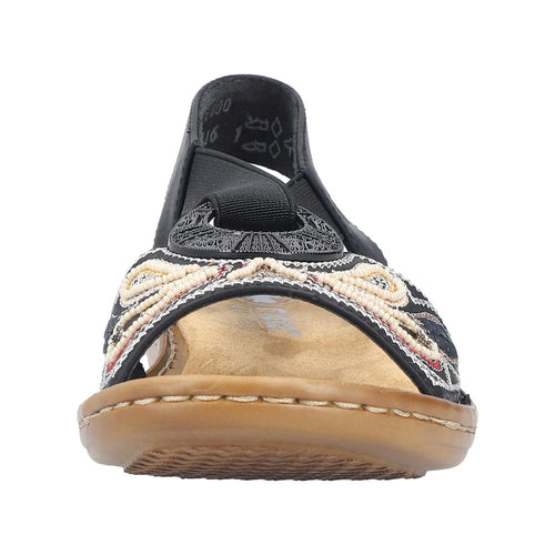 Toe B4 Women's Rieker Regina B4 - Black - Stan's Shoes