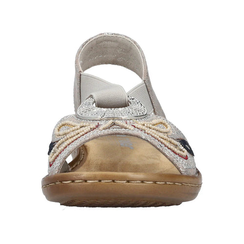 Toe B4 Women's Rieker Regina B4 - Rose Metallic - Stan's Shoes