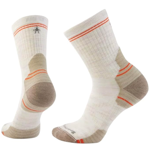 Women's Smartwool Hike Targeted Cushion Mid Crew Socks - Moonbeam