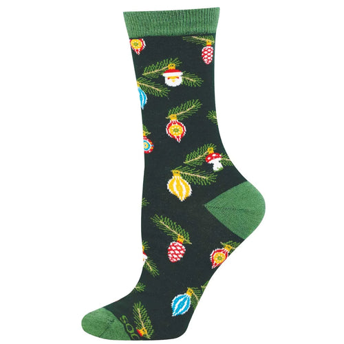 Women's Socksmith Christmas Ornaments Bamboo Crew Socks